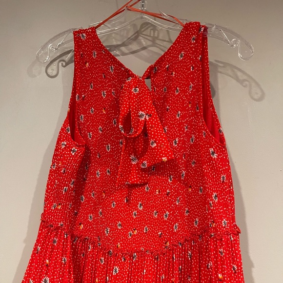 Zara trf Fully lined pleated top with tie in the back. EUC - Picture 4 of 4